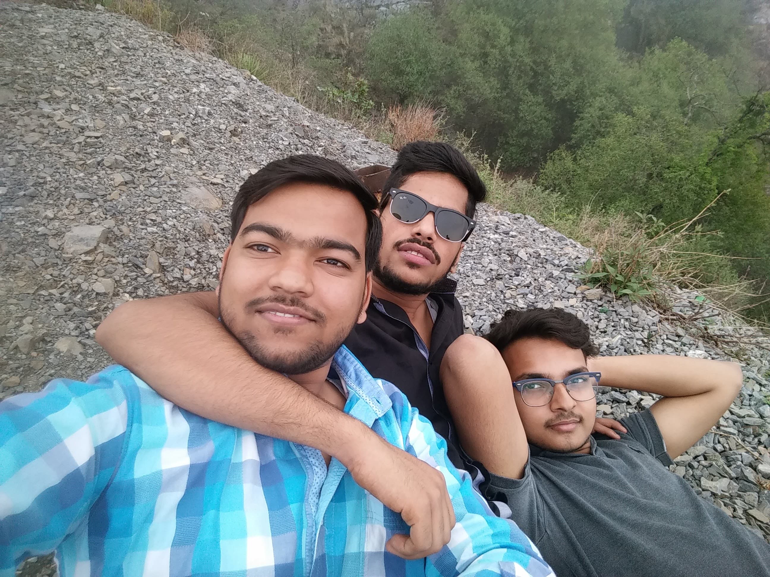 A group selfie from my first independent Nainital trip with friends in 2016