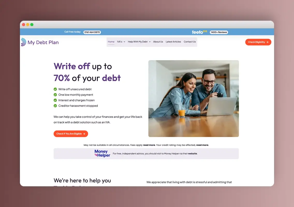 My Debt Plan dashboard